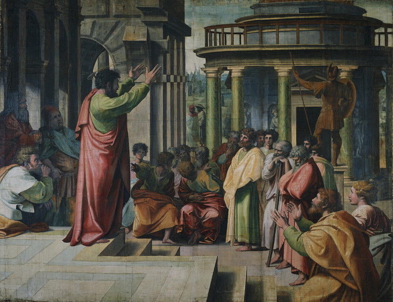 St. Paul Preaching in Athens, by Raphael (1515)