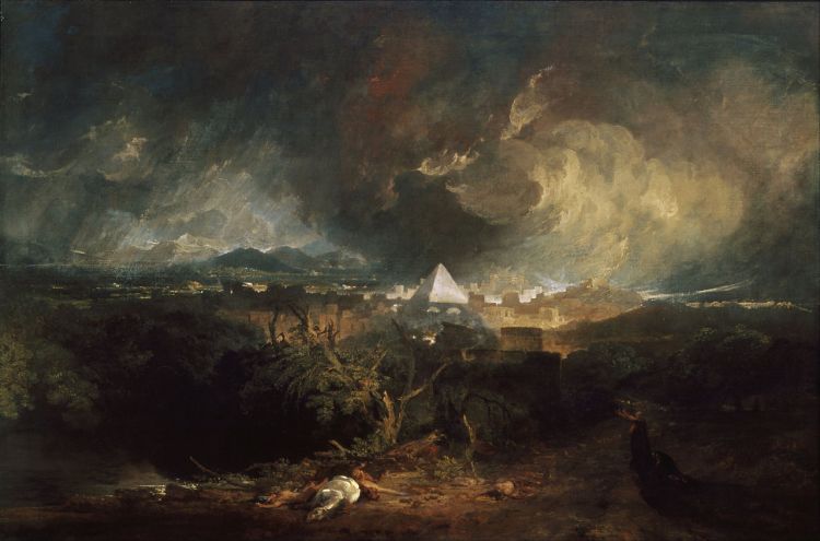 Joseph Mallord William Turner, The Fifth Plague of Egypt (1800)
