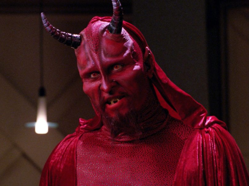 Ardra as the Devil in "Devil's Due", TNG episode 4x13 (Feb. 4, 1991)