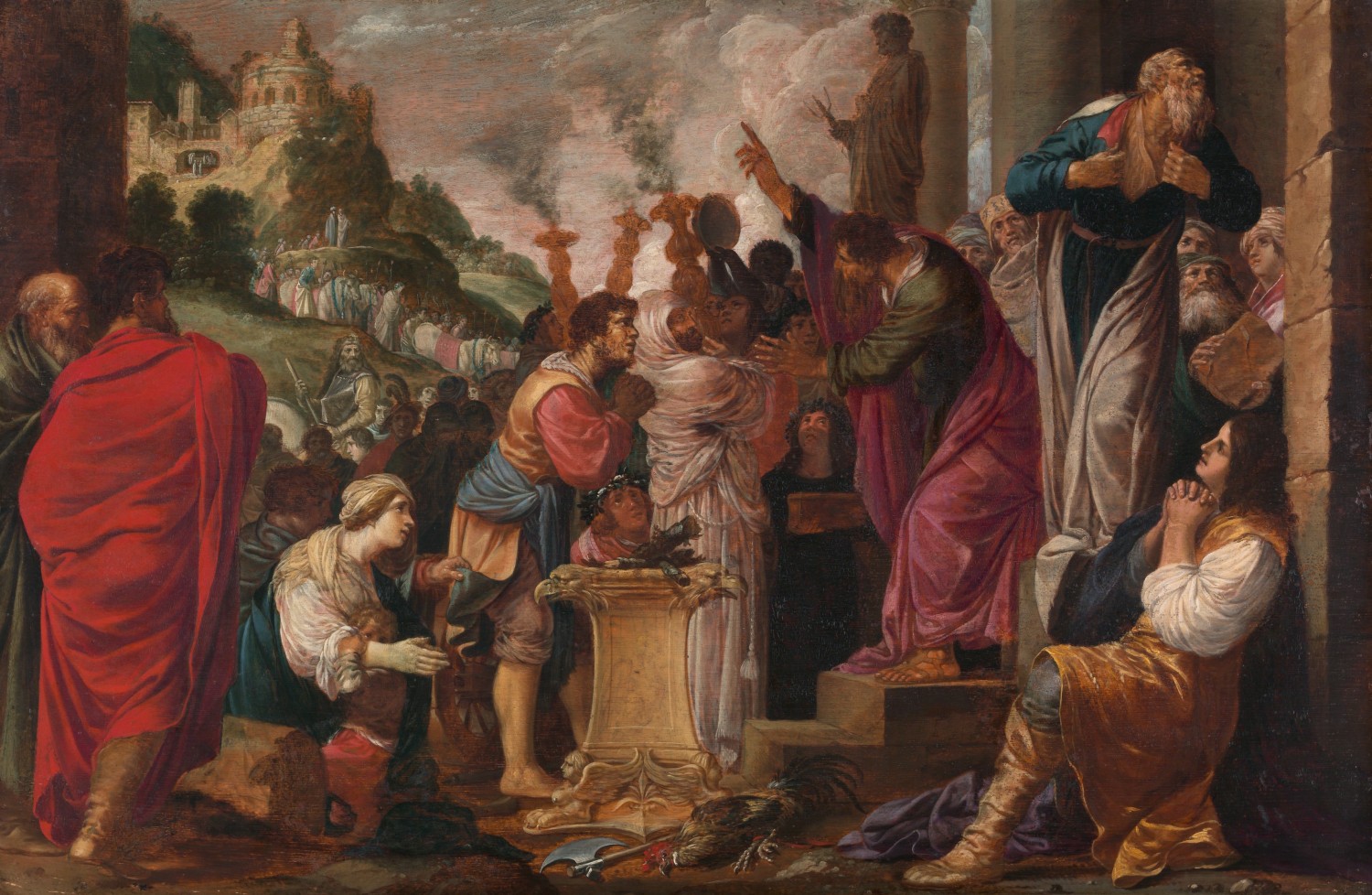 Paul and Barnabas at Lystra - Jacob Pynas (Dutch, Amsterdam 1592:93–after 1650 Amsterdam (?))